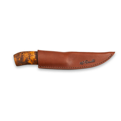 Roselli's handmade Finnish Fishfork also known as "Fillet Fork", crafted from carbon steel. Designed for safe and secure fish filleting.