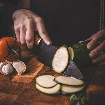 Santoku kitchen knife