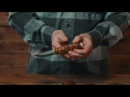 Carpenter knife, silver ferrule, UHC