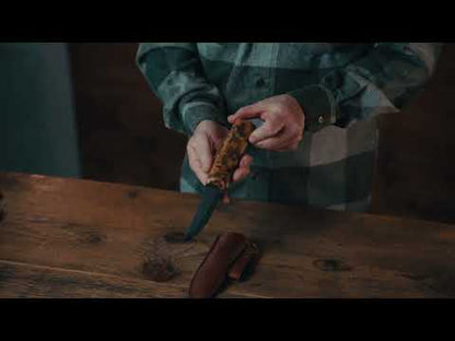 Hunting knife full tang, dark